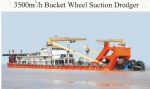 3500cbm/h Bucket wheel Suction Dredger