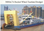 3000cbm/h bucket wheel suction dredger